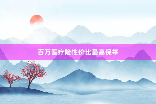 百万医疗险性价比最高保举